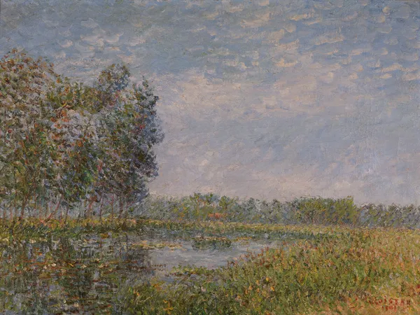 Bords de l’Eure, Normandie (Banks of the Eure, Normandy) av Gustave Loiseau