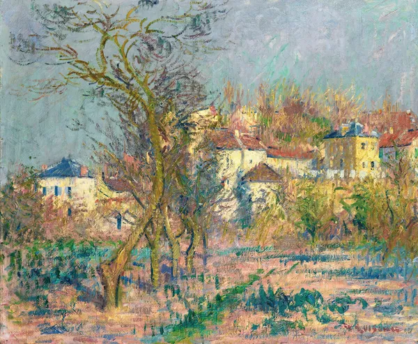 L’hermitage, Pruniers En Fleurs av Gustave Loiseau