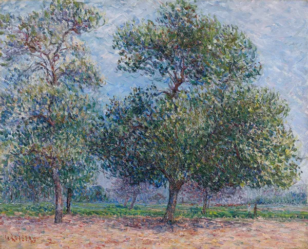 Printemps, pommiers en fleur av Gustave Loiseau
