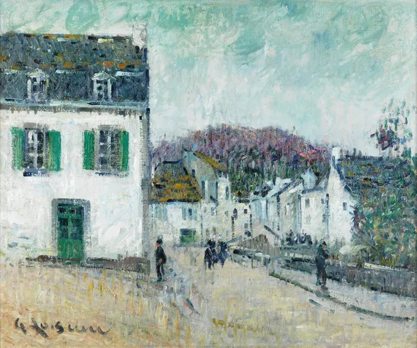 Rue à Pont-Aven av Gustave Loiseau