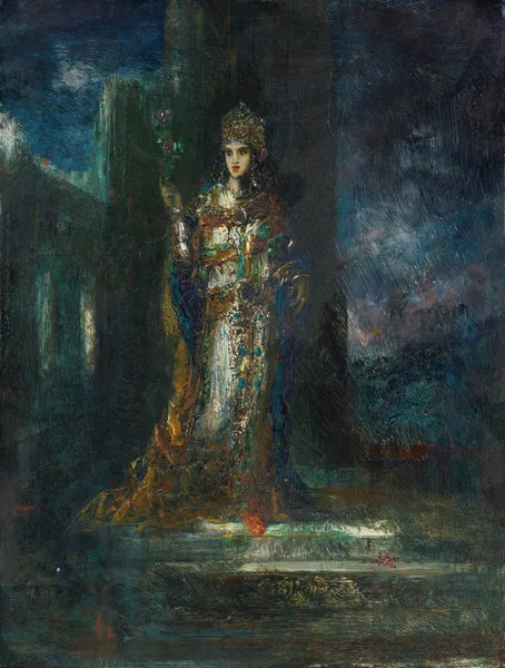 La Fiancée De La Nuit av Gustave Moreau
