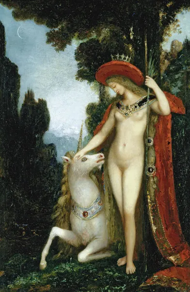 La Licorne av Gustave Moreau