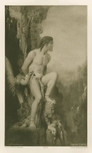 Prométhée av Gustave Moreau
