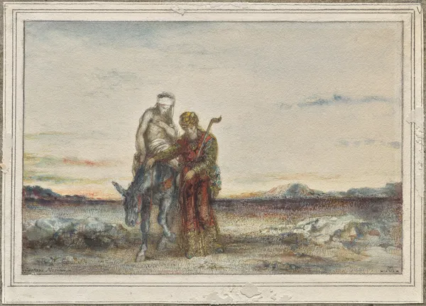 The Good Samaritan av Gustave Moreau
