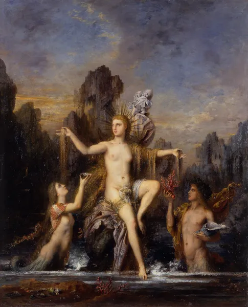 Venus Rising From The Sea av Gustave Moreau