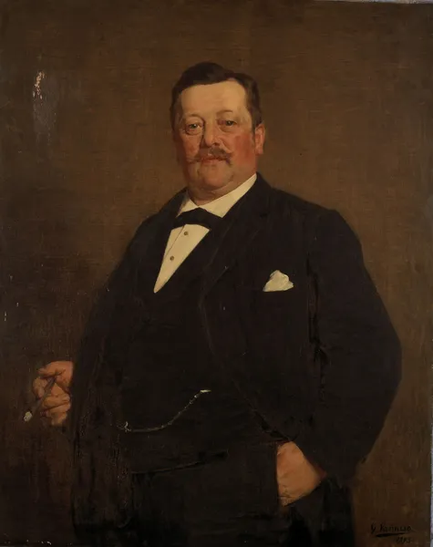 Portrait of a Man av Gustave Vanaise