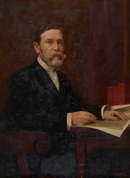 The Architect Leonard Blomme av Gustave Vanaise
