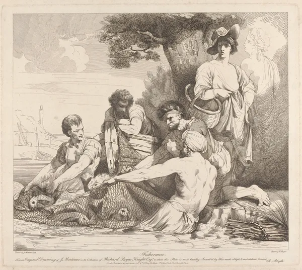 Fisherman av John Hamilton Mortimer