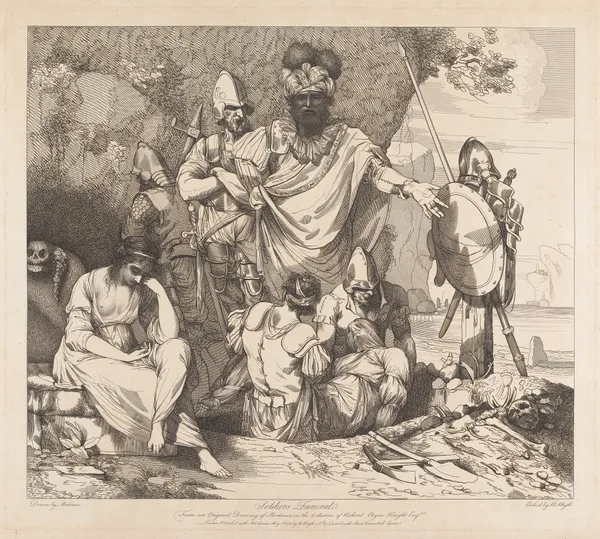 Life and Death of a Soldier; Soldier’s Funeral av John Hamilton Mortimer