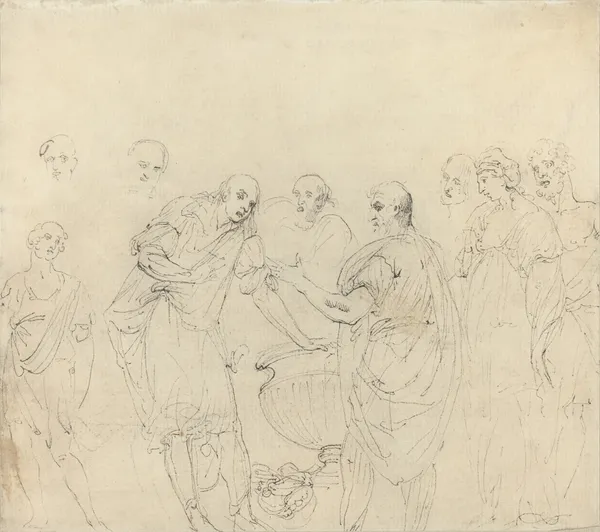 Mucius Scaevolo av John Hamilton Mortimer