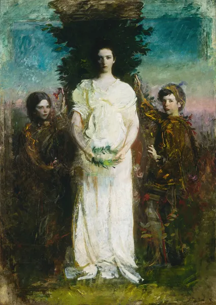 My Children (Mary, Gerald, and Gladys Thayer) av Abbott Handerson Thayer