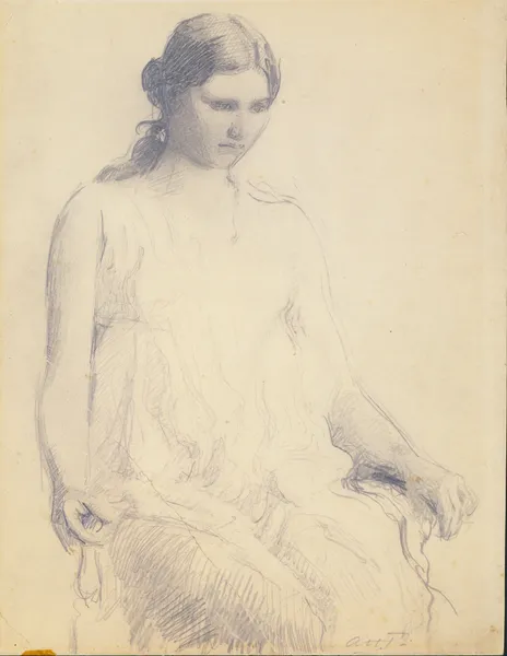 Study of a Young Woman av Abbott Handerson Thayer