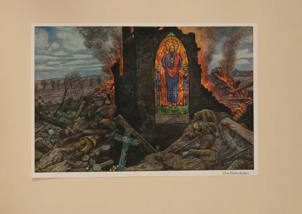 Das Kirchenfenster av Hans Baluschek