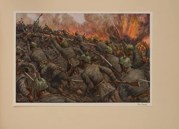 Der Sturm av Hans Baluschek