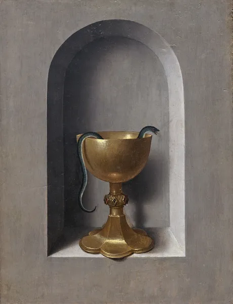 Chalice of Saint John the Evangelist (reverse) av Hans Memling
