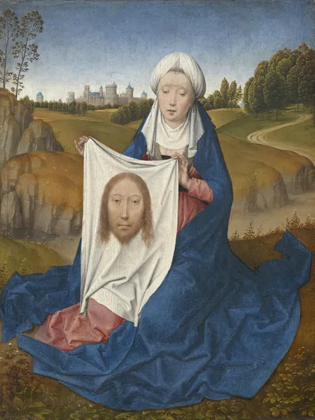 Saint Veronica (obverse) av Hans Memling