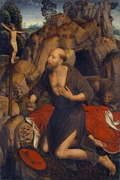 The Penitence of Saint Jerome av Hans Memling