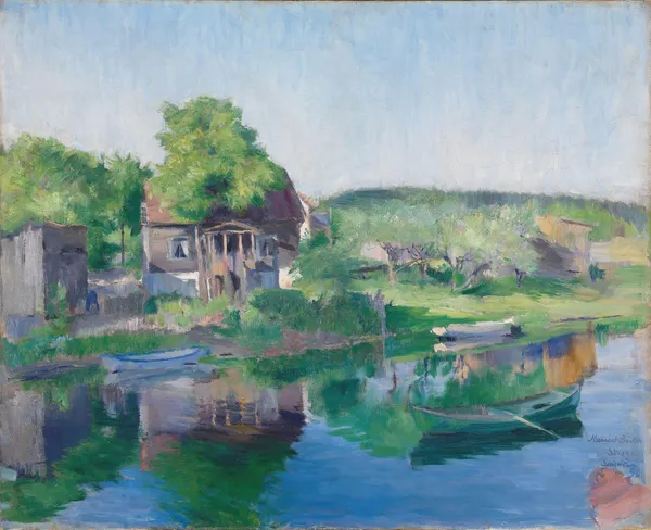 Fra Sandvikselven av Harriet Backer