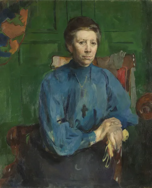 Mrs. Vedastine Aubert, b. Moe av Harriet Backer