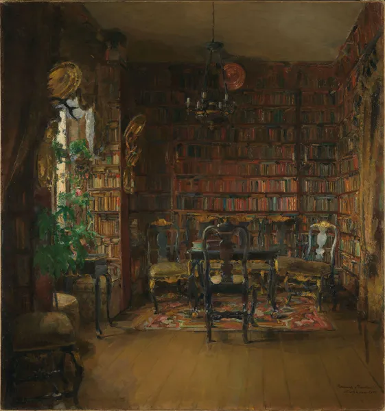 The Library of Thorvald Boeck av Harriet Backer