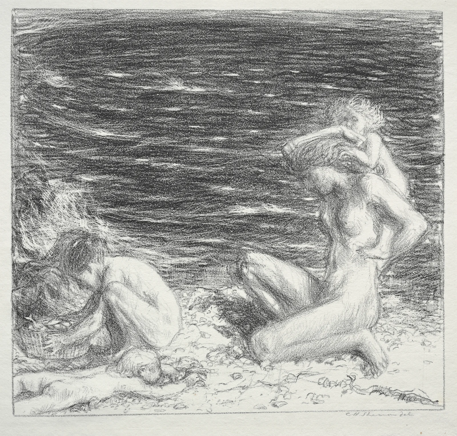Sea and Breeze av Charles Haslewood Shannon