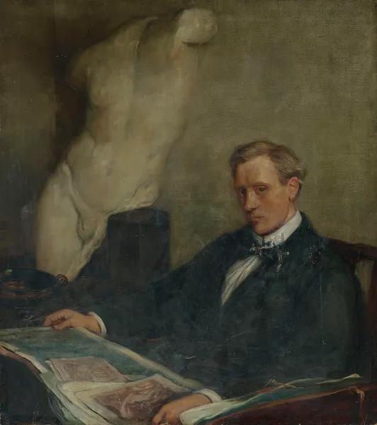 Self-portrait av Charles Haslewood Shannon