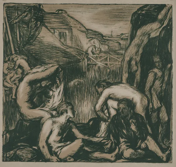 The Mill-Pond av Charles Haslewood Shannon