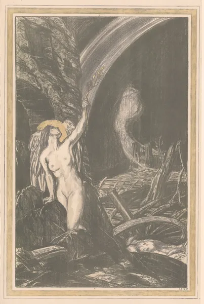 The Rebirth of the Arts av Charles Haslewood Shannon