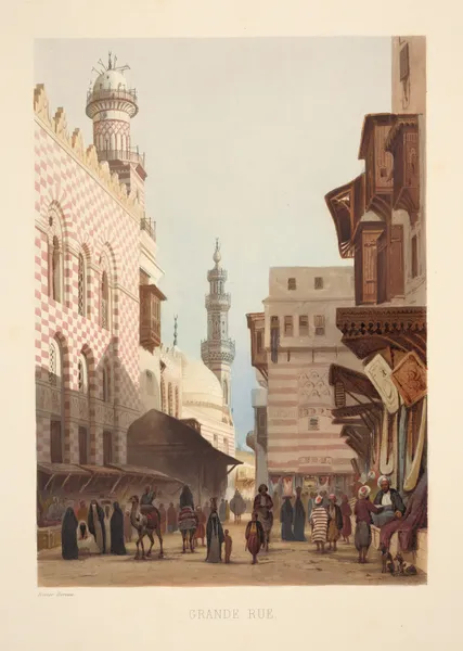 Grande rue (High street) av Hector Horeau
