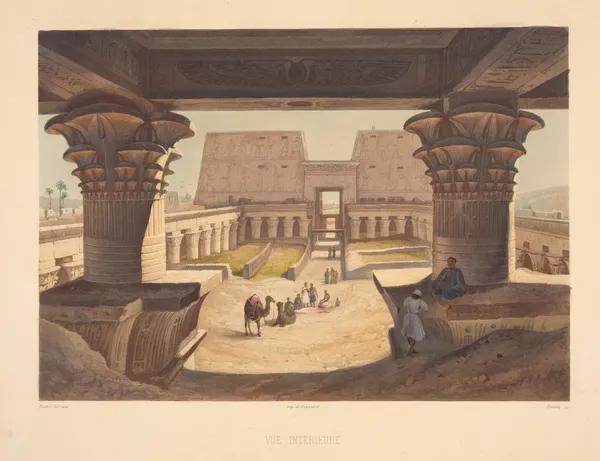 Vue interieure (Interior view) av Hector Horeau
