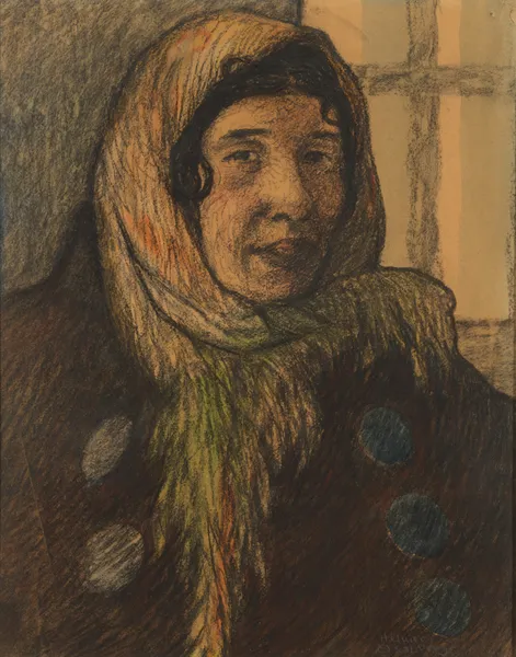 Head of a Woman av Helmer Osslund