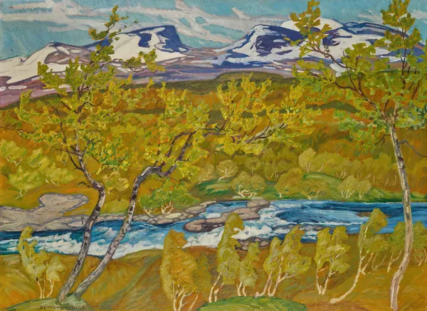 The Lapporten Valley, Lapland av Helmer Osslund