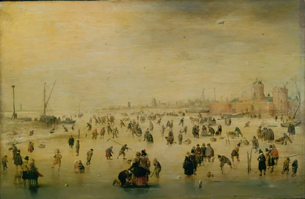 Skating Scene av Hendrick Avercamp