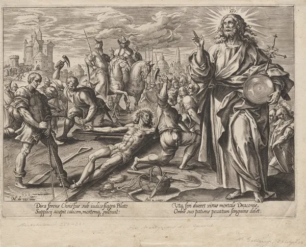 Christ av Hendrick Goltzius