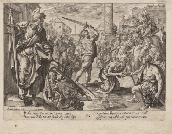 St. Paul av Hendrick Goltzius
