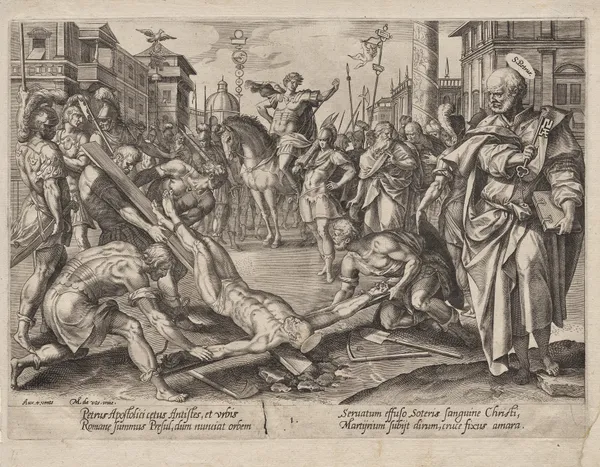 St. Peter av Hendrick Goltzius