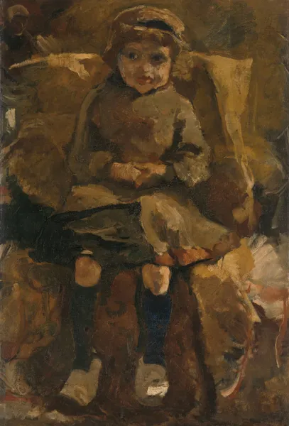 The Wooden Shoes av George Hendrik Breitner