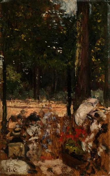 Étude pour le Cercle de l’île de Puteaux av Henri Gervex
