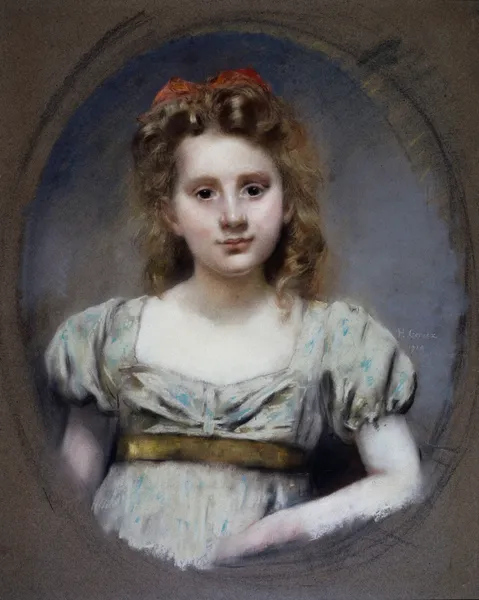 Portrait de Mlle Suzanne Malvesin à 12 ans av Henri Gervex
