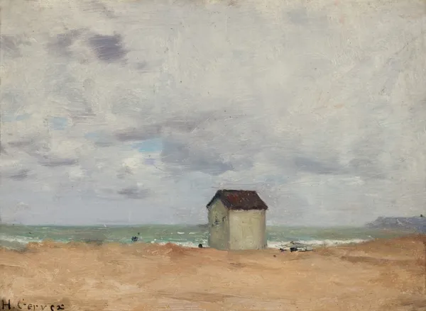 The Beach at Trouville av Henri Gervex