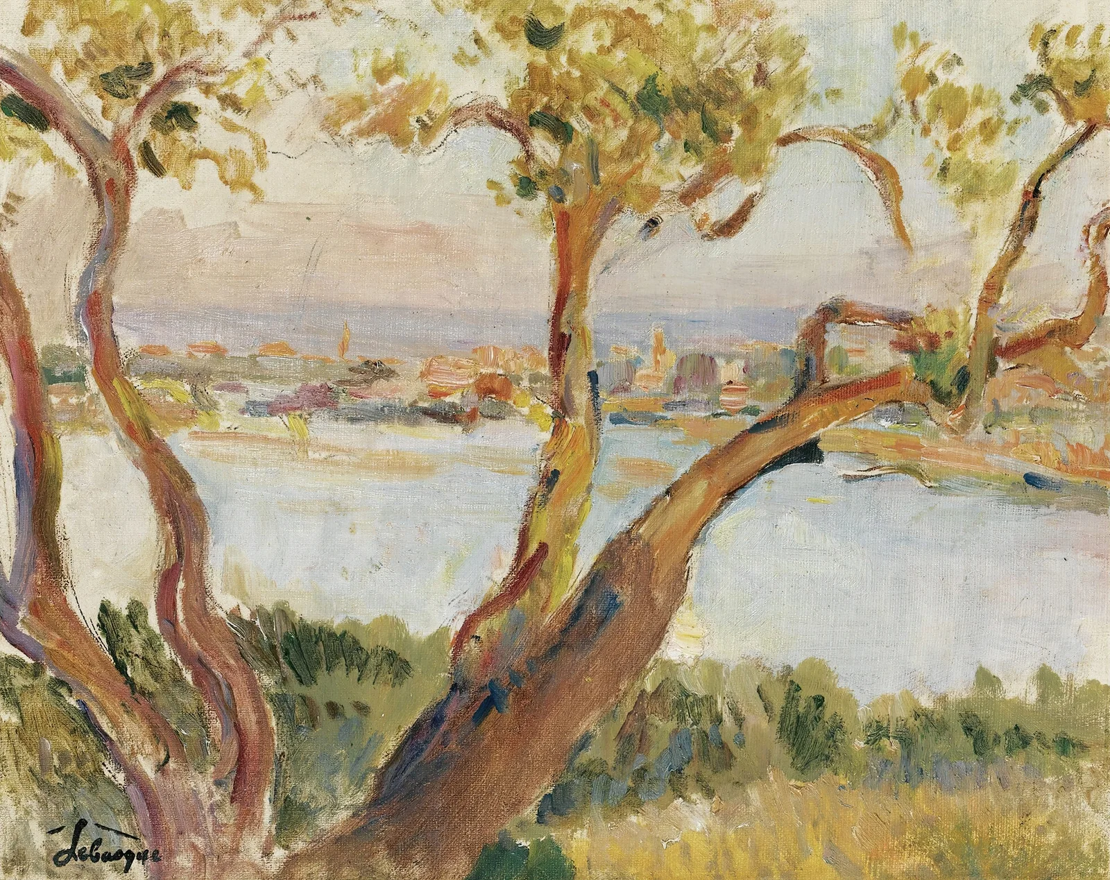 Vue D’antibes av Henri Lebasque