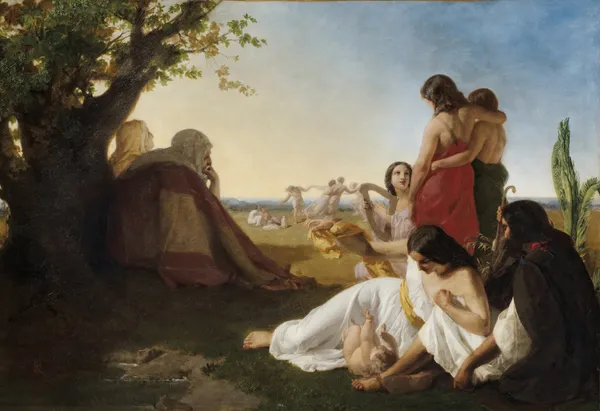 Allegory Of Human Life av Henri Lehmann