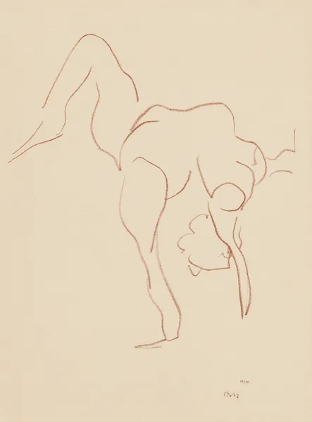 Danseuses acrobate Pl.04 av Henri Matisse