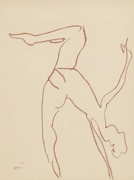 Danseuses acrobate Pl.07 av Henri Matisse