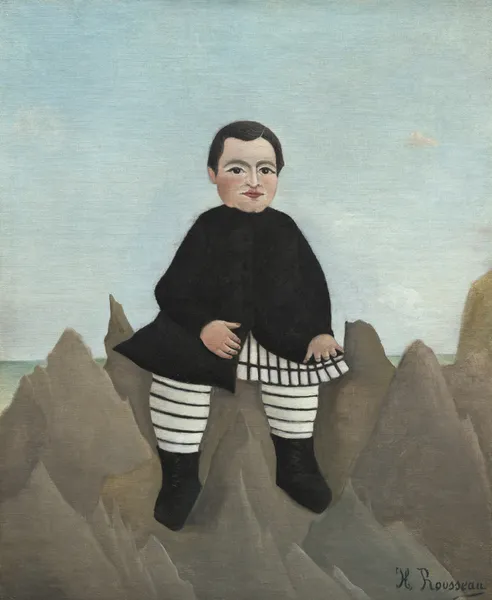 Boy on the Rocks av Henri Rousseau