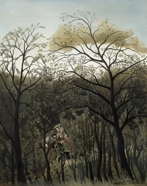 Rendezvous in the Forest av Henri Rousseau