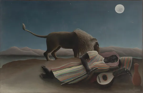 The Sleeping Gypsy av Henri Rousseau