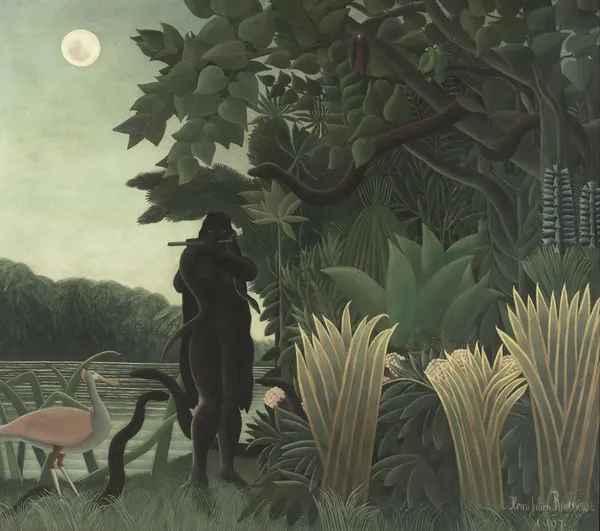 The Snake Charmer av Henri Rousseau