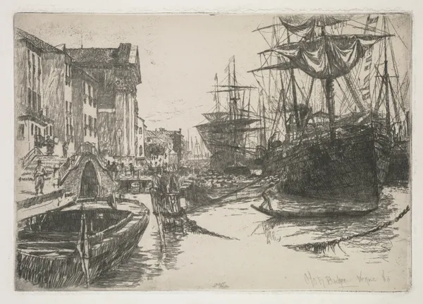 Fondamenta della Zattere av Otto Henry Bacher