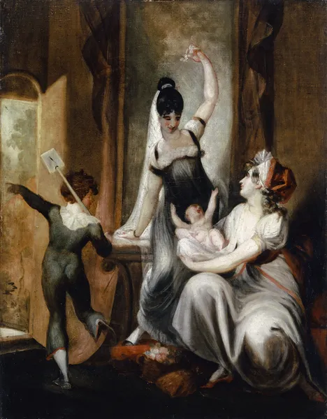 A Mother With Her Family In The Country av Henry Fuseli